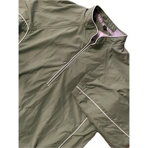 Sunice Women's Windbreaker‎ Jacket Pullover 1/2 Zip Green Outdoor Sports Small